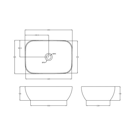 NBV158 Hudson Reed Rectangular Counter Top Vessel (2)