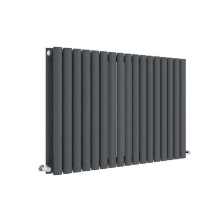 HLA39D Hudson Reed Revive Horizontal Anthracite 600 x 992mm Double Panel Radiator (1)