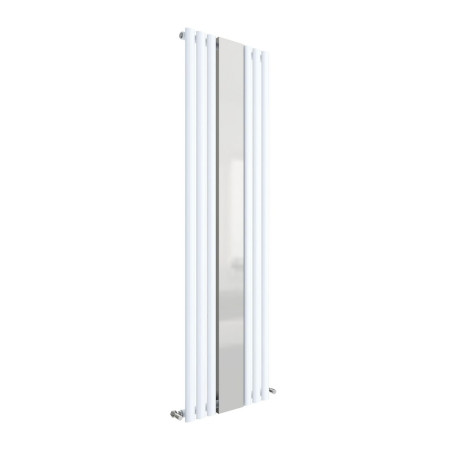 HL330 Hudson Reed Revive Single Panel Radiator With Mirror 1800 x 499mm High Gloss White (1)