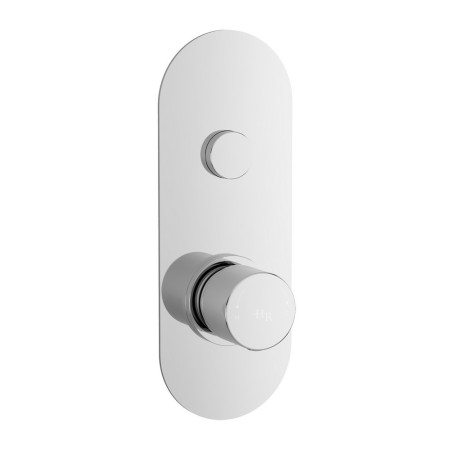 Hudson Reed Round Push Button One Outlet Shower Valve