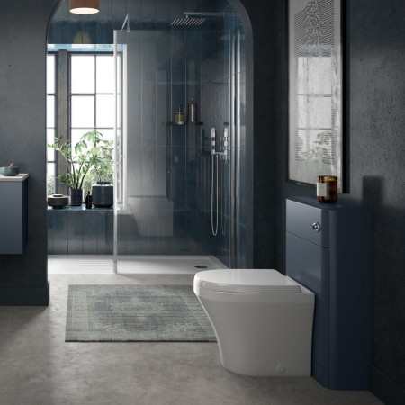 SAR341 Hudson Reed Sarenna 550mm WC Unit Mineral Blue Lifestyle