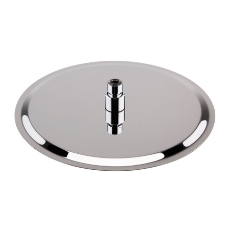 HEAD26 Hudson Reed Slim Stainless Steel 300mm Round Fixed Shower Head (2)