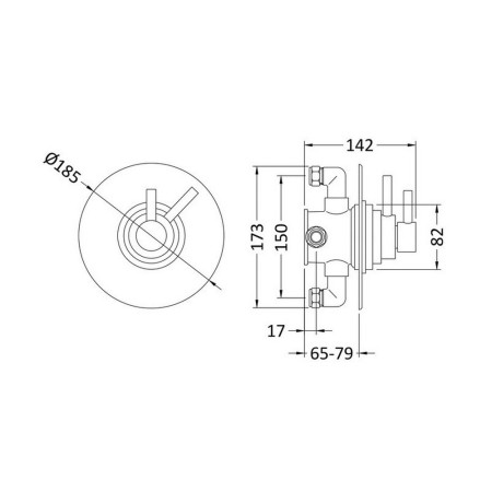 JTY025 Hudson Reed Tec Dual Concealed Valve (2)