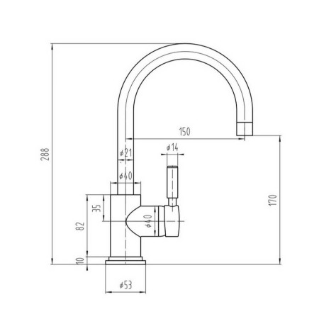 PN880 Hudson Reed Tec Lever Brushed Brass Side Action Basin Mixer & Waste (2)