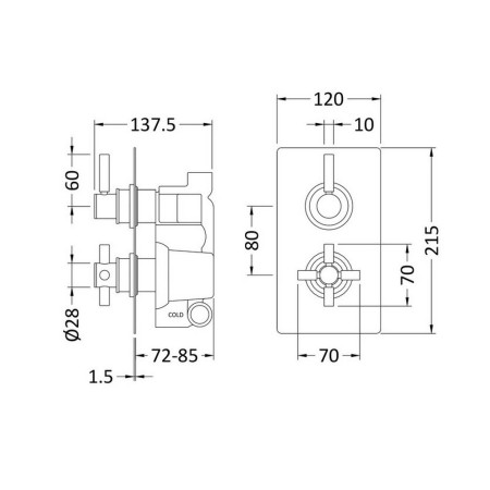 A3003V Hudson Reed Tec Pura Twin Shower Valve (2)