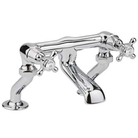 Hudson Reed Topaz Crosshead Dome White Bath Filler