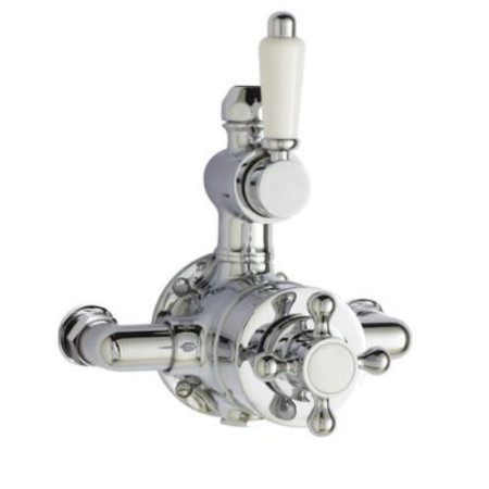 Premier Traditional Twin Exposed Thermostatic Shower Valve
