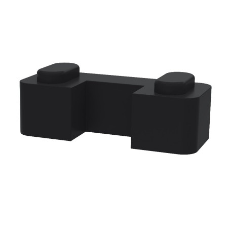 WRSF007 Hudson Reed Wetroom Black Screen Support Foot