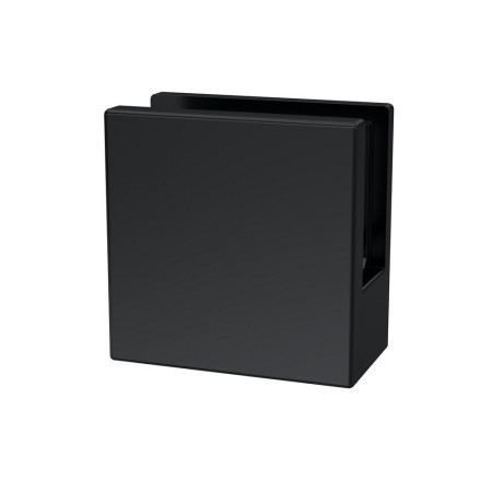 Hudson Reed Wetroom Black Screen Support Foot and Wall Bracket