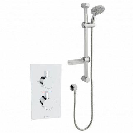 K Vit Kartell Plan Thermostatic Concealed Shower with Adjustable Head