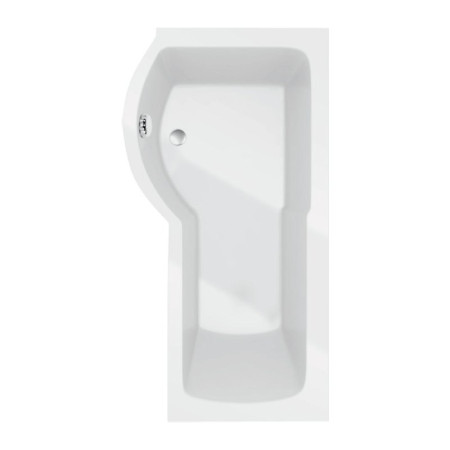 Kartell Adapt P-Shaped Shower Bath 1500 X 850mm Left Hand