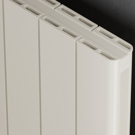 ALRAD-17-607-WT Kartell Allegro 575 x 660mm White Double Panel Horizontal Radiator Closeup
