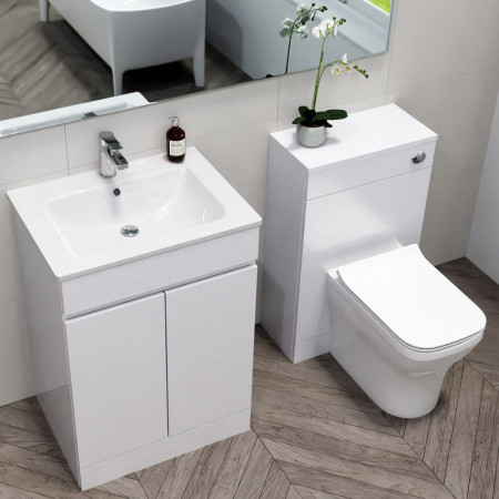 ATL500VU Kartell Atlantis 500mm Waterproof Vanity Unit and Basin Lifestyle