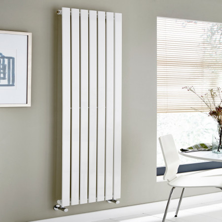 BOS1600-480W Kartell Boston Designer Radiator 480 x 1600mm in White (2)