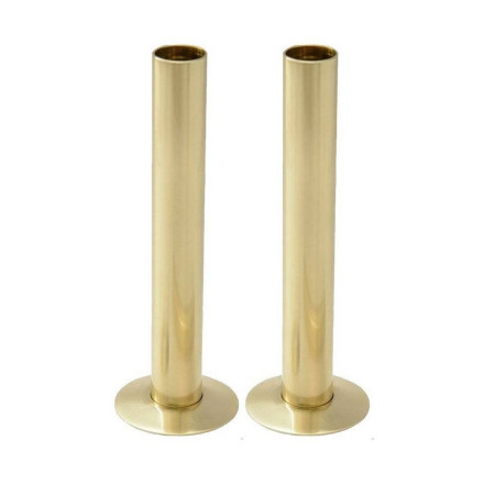 Kartell Brushed Brass 15mm Pipes and Rosettes