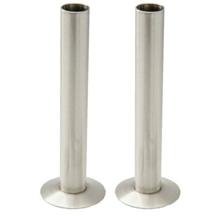 Kartell Brushed Nickel 15mm Pipes and Rosettes