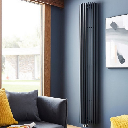 CVG Kartell Cincinnati Designer Anthracite Radiator 2000 x 351mm