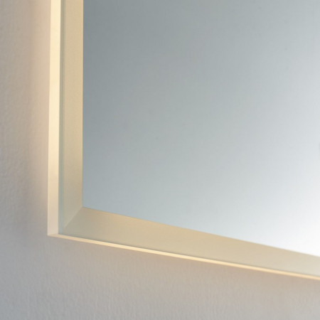 AV5070 Kartell Clearlook Avening 500 x 700mm Rectangular Mirror Corner View