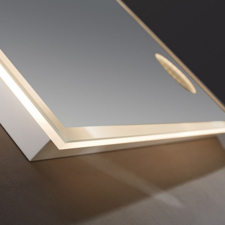 AVM6010 Kartell Clearlook Avening 600 x 1000mm Rectangular Mirror Bottom View