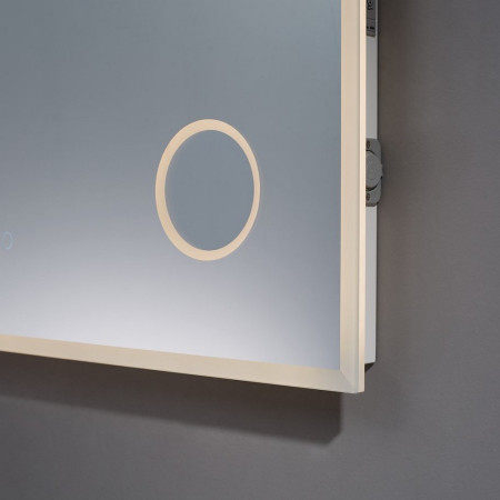 AVM6010 Kartell Clearlook Avening 600 x 1000mm Rectangular Mirror Corner View