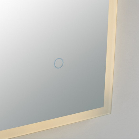 AV6080 Kartell Clearlook Avening 600 x 800mm Rectangular Mirror Corner View