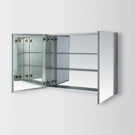 BA7080 Kartell Clearlook Badminton 700 x 800mm Mirror Cabinet (2)