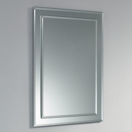 BL4060 Kartell Clearlook Bibury Traditional 600 x 400mm Mirror Angled View
