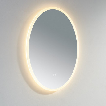 BUO7050W Kartell Clearlook Burleigh 500 x 700mm Oval LED Mirror Warm Light