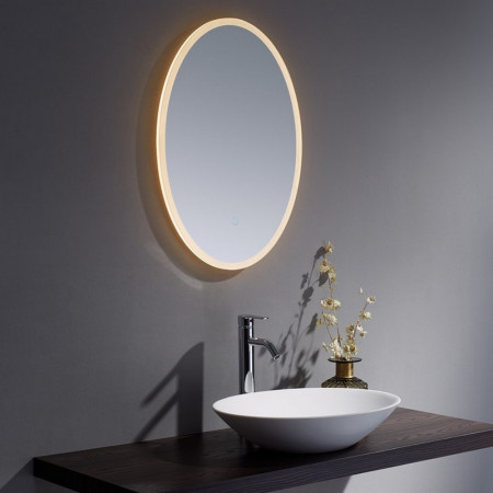 Kartell Clearlook Burleigh 500 x 700mm Oval LED Mirror