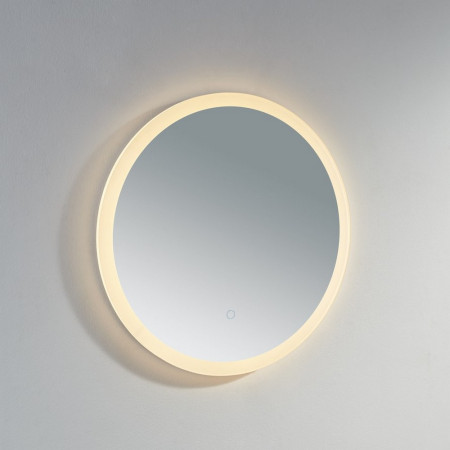 BUW60 Kartell Clearlook Burleigh 600mm Rounded LED Mirror Warm Light