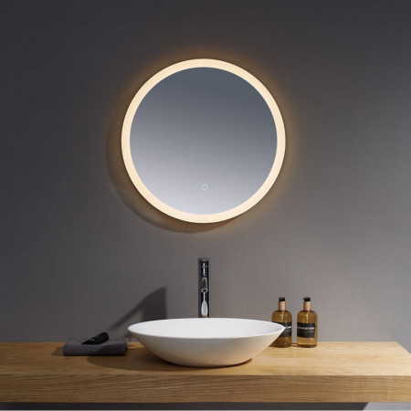 Kartell Clearlook Burleigh 600mm Rounded LED Mirror