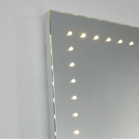 FA5070 Kartell Clearlook Fairford 500 x 700mm Mirror Corner View