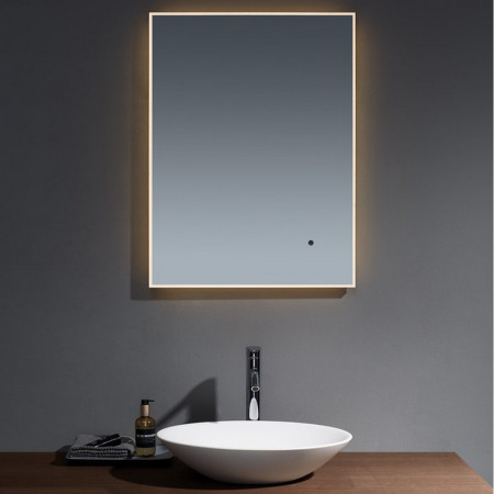 KI5070 Kartell Clearlook Kingham 500 x 700mm Rectangular Mirror (2)
