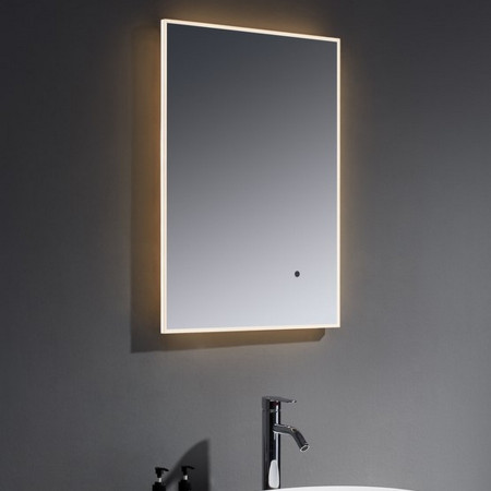 KI6080 Kartell Clearlook Kingham 600 x 800mm Rectangular Mirror Lifestyle