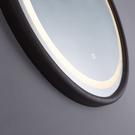 MOW85 Kartell Clearlook Montpellier 850mm Rounded Oak Mirror (4)