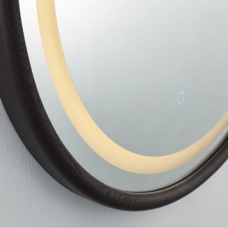 MOW85 Kartell Clearlook Montpellier 850mm Rounded Oak Mirror (3)