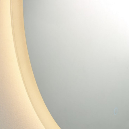 OA80F Kartell Clearlook Oaksey 800mm Frosted Mirror Side View