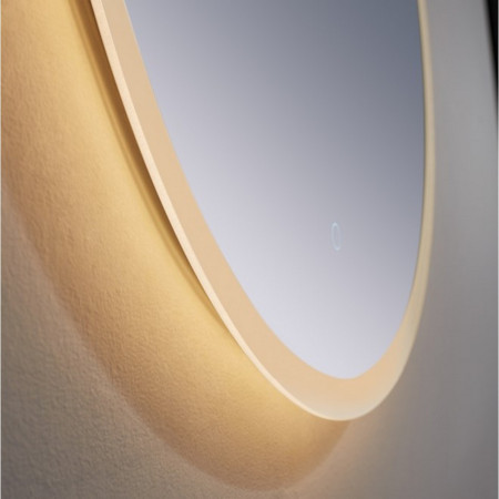 OA80F Kartell Clearlook Oaksey 800mm Frosted Mirror Closeup