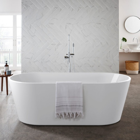 FSB1500CO Kartell Coast 1500 x 750mm Freestanding Bath Lifestyle