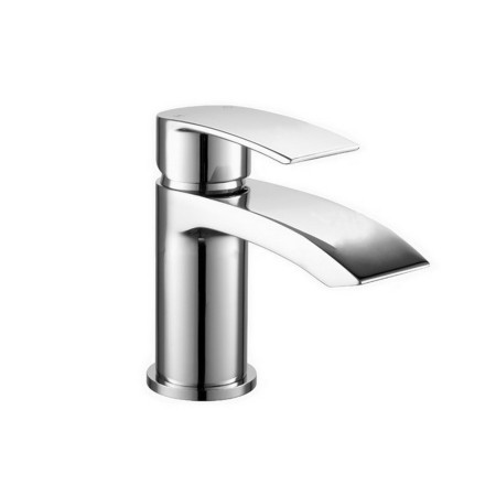 Kartell Curve Mini Mono Basin Mixer with Click Waste