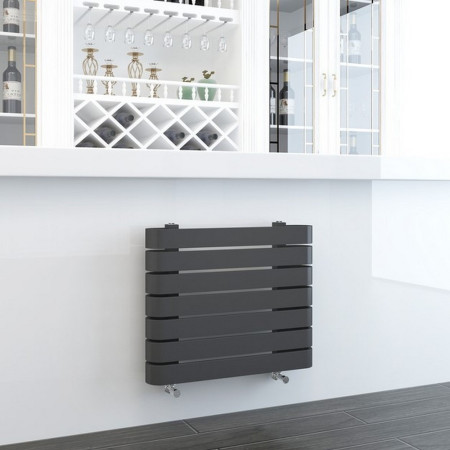 Kartell Denver Designer Anthracite 500 x 600mm Towel Rail