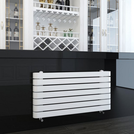 Kartell Denver Designer White 500 x 600mm Towel Rail