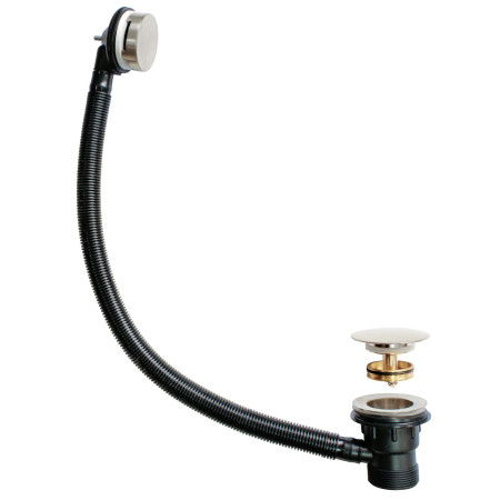 Kartell Easyclean Sprung Bath Waste in Nickel