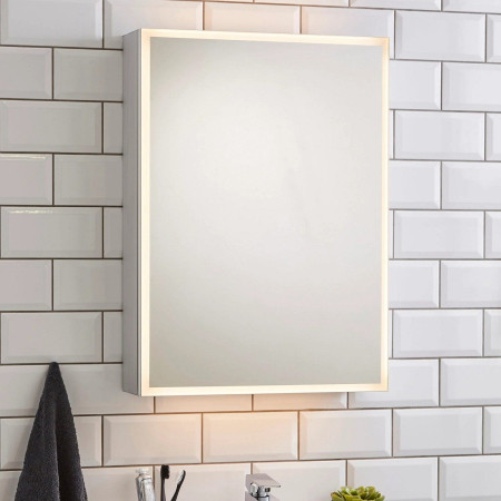 EC5070MC Kartell Echo 700 x 500mm LED Bathroom Mirror Cabinet Lifestyle