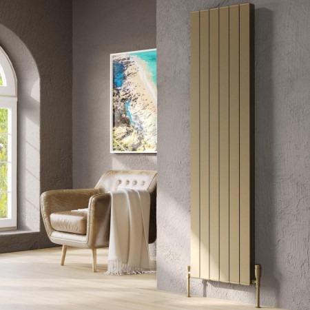 Kartell Edmonton 1775 x 556mm Bronze Vertical Radiator