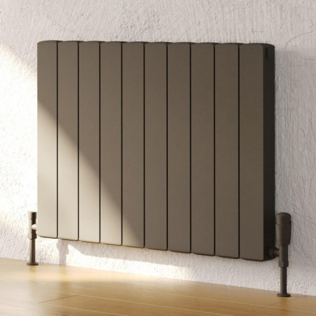 Kartell Edmonton 575 x 1116mm Grey Horizontal Radiator