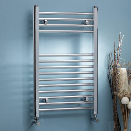 Kartell K-Rail 22mm Straight Chrome Towel Rail 400 x 800mm