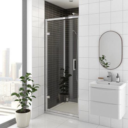 Kartell KV8 900mm Hinged Shower Door