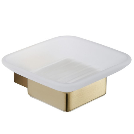Kartell K Vit Premium Brushed Brass Soap Dish Holder