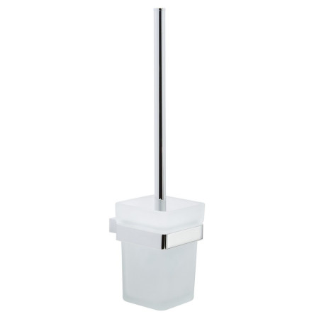 Kartell K Vit Premium Chrome Toilet Brush Set